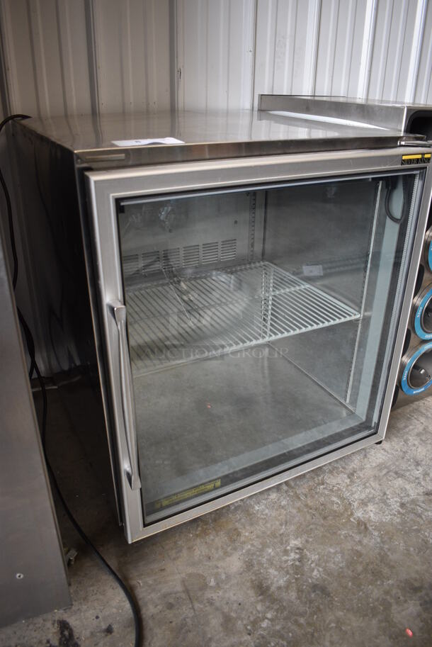 Silver King Model SKF27G Stainless Steel Commercial Single Door Undercounter Freezer Merchandiser. 115 Volts, 1 Phase. 27x30x30.5. Tested and Working! - Image 2 of 5