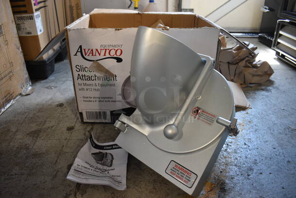 BRAND NEW IN BOX! Avantco Model 177MX20SLICR Metal Commercial Pelican Head w/ Grating Blade. 12x18x13