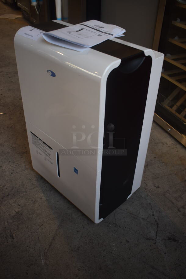 BRAND NEW SCRATCH AND DENT! Whynter RPD-506EWP Portable Electric Powered White Dehumidifier 115V/1 Phase. Tested and Working!  - Image 3 of 7