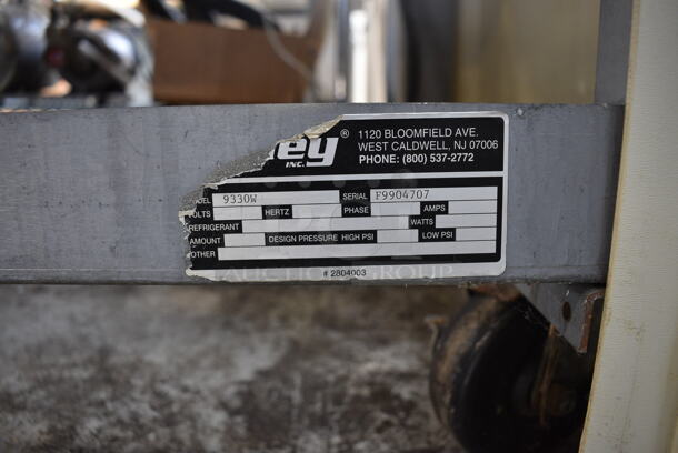 Galley Model 9330W Stainless Steel Commercial Portable Work Station w/ Back Splash on Commercial Casters. 52x28x40 - Image 5 of 5