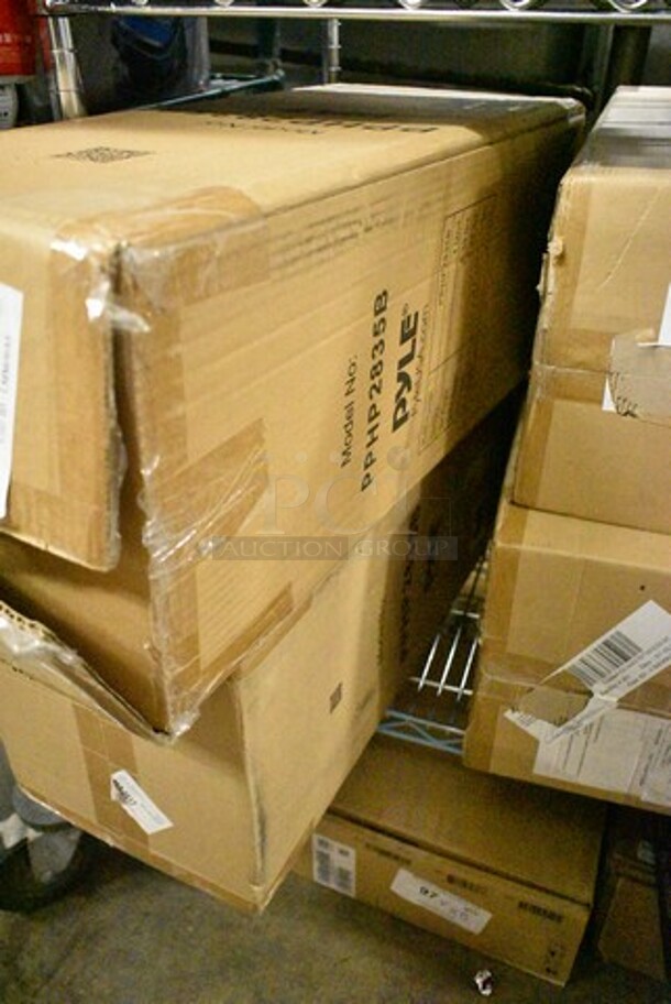 4 IN ORIGINAL BOX! Pyle PPHP2835B Portable Bluetooth PA Speaker System. 4 Times Your Bid!  - Image 5 of 7