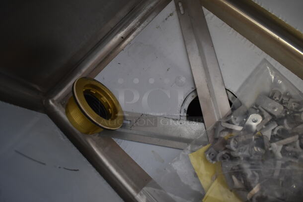 BRAND NEW SCRATCH AND DENT! Stainless Steel Commercial Mop Sink. No Legs. - Image 4 of 5