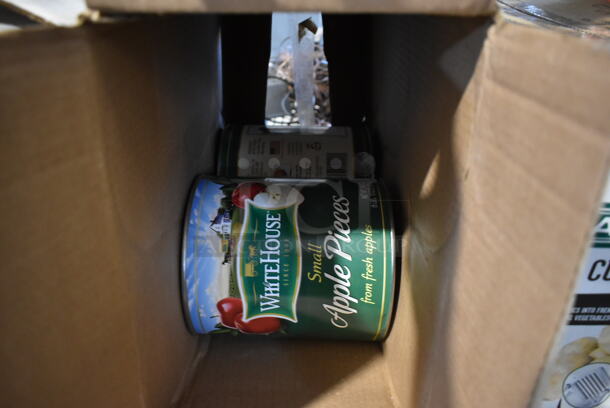 ALL ONE MONEY! Box of Cans of Small Apple Pieces - Image 4 of 4