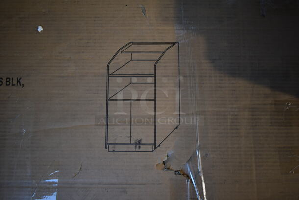 BRAND NEW IN BOX! Lancaster Table & Seating 164WAITRS1BK 46" Black Host Station / Host Podium - Image 4 of 5