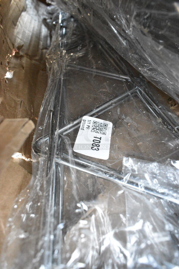 BRAND NEW SCRATCH AND DENT! Lot of Chrome Finish Brackets - Image 4 of 4