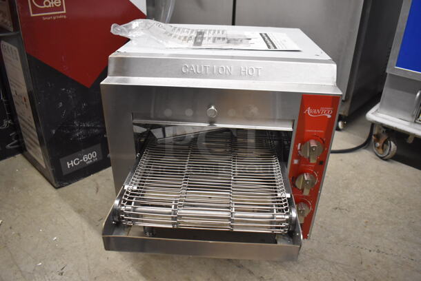 BRAND NEW! Avantco 177CNVYOV10A Stainless Steel Commercial Countertop Conveyor Oven with 10 1/2