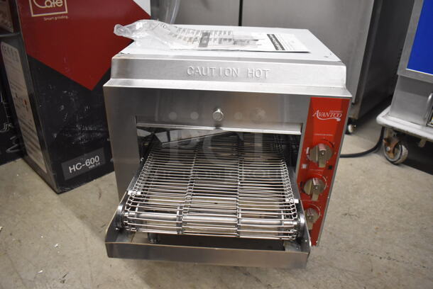 BRAND NEW! Avantco 177CNVYOV10A Stainless Steel Commercial Countertop Conveyor Oven with 10 1/2" Belt. 120 Volts, 1 Phase. Tested and Working! - Image 1 of 10