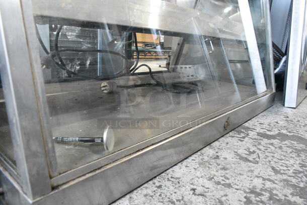 Star HFM2 Metal Commercial Countertop 2 Tier Warming Display Case Merchandiser. 120 Volts, 1 Phase. Tested and Powers On But Does Not Get Cold
 - Image 3 of 6