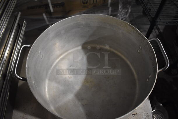 3 Various Metal Stock Pots. 16x14x7, 14x12.5x8, 13x11x9. 3 Times Your Bid! - Image 3 of 7