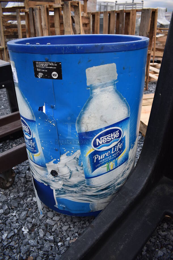 Iowa Rotocast IRP-100 Poly Ice Bin on Commercial Casters. 21.5x21.5x32 - Image 3 of 5