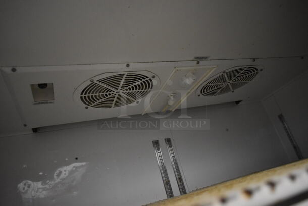 2013 True TG2R-2S ENERGY STAR Stainless Steel Commercial 2 Door Reach In Cooler w/ Poly Coated Racks on Commercial Casters. 115 Volts, 1 Phase. Tested and Working! - Image 6 of 8