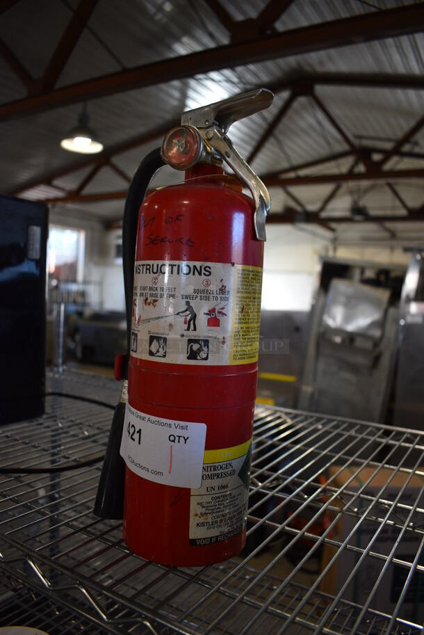 Fire Extinguisher. 5x5x14 - Image 2 of 3