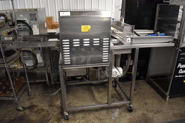 Belshaw Adamatic TG-50 Stainless Steel Commercial Floor Style Thermoglaze Icing Machine on Commercial Casters. 208 Volts, 1 Phase. 81x34x54 - Image 2 of 11