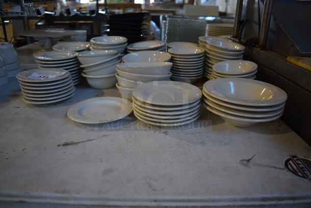 ALL ONE MONEY! Lot of 27 Saucers, 71 Bowls, 7 Plates, 4 Pasta Plates,  - Image 3 of 7