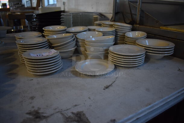 ALL ONE MONEY! Lot of 27 Saucers, 71 Bowls, 7 Plates, 4 Pasta Plates,  - Image 4 of 7