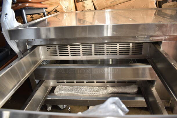 BRAND NEW SCRATCH AND DENT! 2024 Avantco 178CBE72HC Stainless Steel Commercial 4 Drawer Chef Base on Commercial Casters. 115 Volts, 1 Phase. Tested and Working! - Image 7 of 8