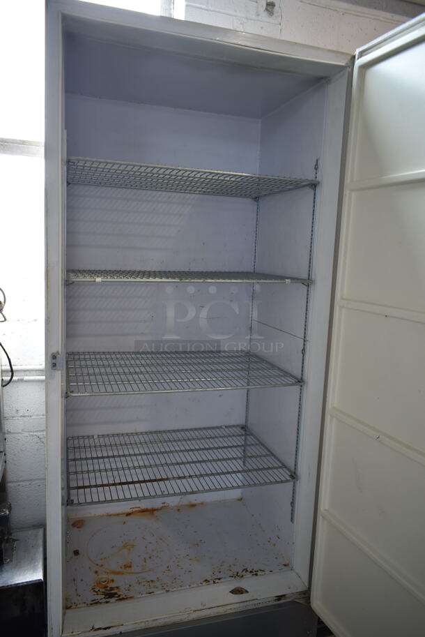 Kelvinator Metal Single Door Reach In Freezer. Tested and Powers On But Does Not Get Cold - Image 3 of 3