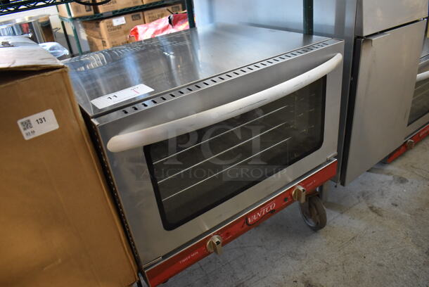 Avantco 177CO16 Stainless Steel Commercial Countertop Electric Powered Half Size Convection Oven w/ View Through Doors and Metal Oven Racks. 120 Volts, 1 Phase. 23x22x15 - Image 3 of 5