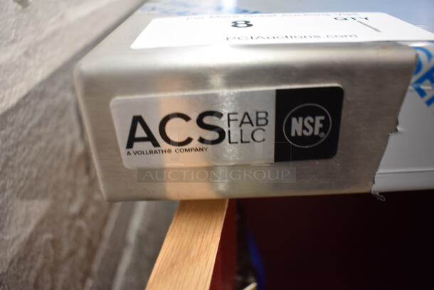 BRAND NEW! Vollrath ACS FAB LLC Stainless Steel Counter w/ 6 Wood Pattern Doors. - Image 8 of 8