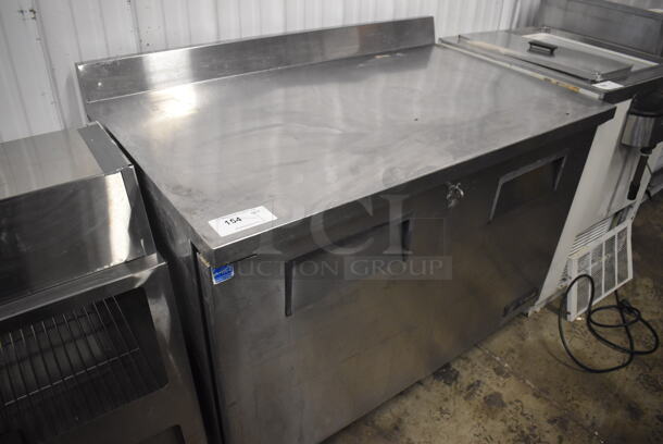 2012 True TWT-48 ENERGY STAR Stainless Steel Commercial 2 Door Work Top Cooler on Commercial Casters. 115 Volts, 1 Phase. 48x30x42. Tested and Working! - Image 3 of 6