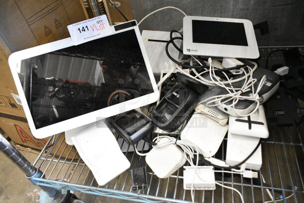 ALL ONE MONEY! Lot of Various Clover Items Including POS Monitor, Pro Display, Pro Terminal, Flex Wireless Cradle - Image 1 of 10