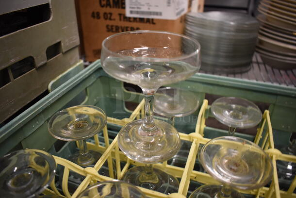 ALL ONE MONEY! Lot of 9 Caddies of Various Glasses Including Ceramic Mugs and Glass Stemware - Image 11 of 12