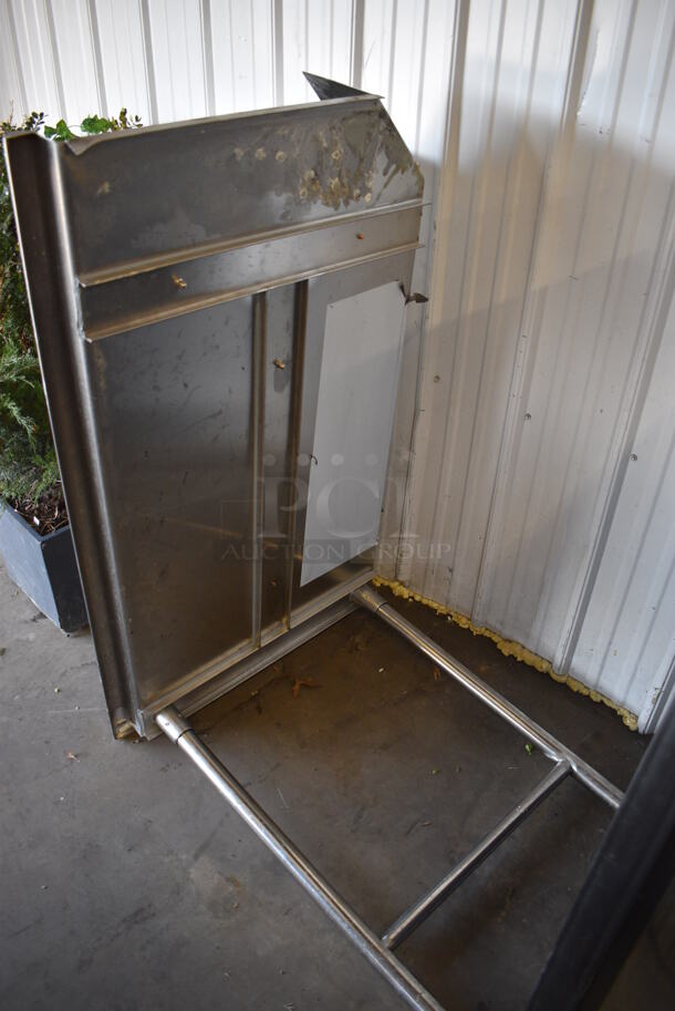 Stainless Steel Commercial Left Side Clean Side Dishwasher Table. 48x30x44 - Image 3 of 3