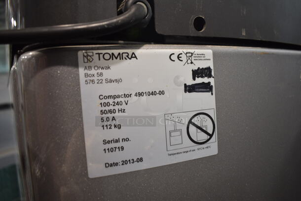 Tom Tomra 4901040-00 Gray Metal Trash Compactor. 100-240 Volts, 1 Phase. - Image 4 of 4