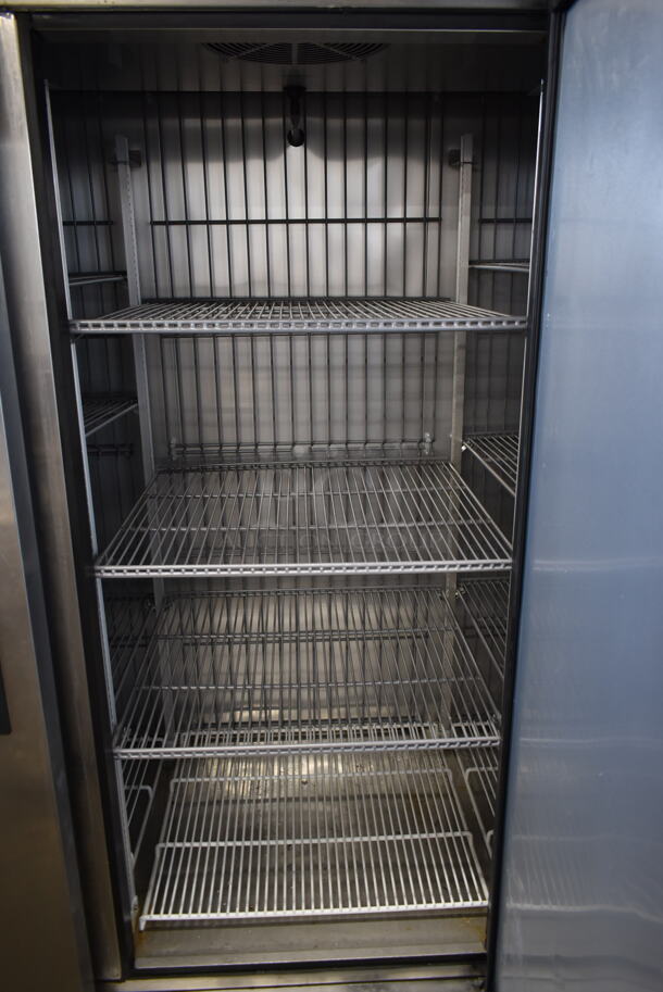 2017 True T-72F-HC Stainless Steel Commercial 3 Door Reach In Freezer w/ Poly Coated Racks on Commercial Casters. 115 Volts, 1 Phase. Tested and Working! - Image 8 of 9