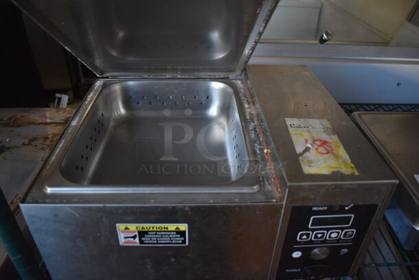 Antunes DFW-250CF Stainless Steel Commercial Countertop Deluxe Food Steamer. 120 Volts, 1 Phase. 17x17x8. Tested and Working! - Image 5 of 7