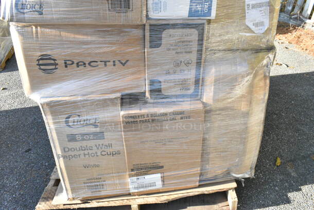 27 BRAND NEW! Boxes Including 760IC08W Choice 8 oz. White Paper Frozen Yogurt / Food Cup - 1000/Case, 5002TPJSELCM Toilet Paper, 5008DWALLW Choice 8 oz. Tall White Smooth Double Wall Paper Hot Cup - 500/Case. 27 Times Your Bid!  - Image 7 of 7