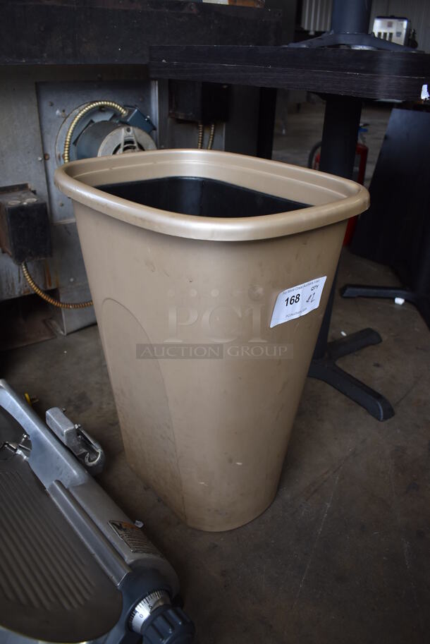ALL ONE MONEY! Lot of 2 Poly Trash Cans. Includes 14x18x23 - Image 3 of 4