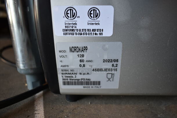 2022 Sirmann Nordkapp Metal Countertop Ice Crusher. 120 Volts, 1 Phase. Tested and Working! - Image 6 of 6