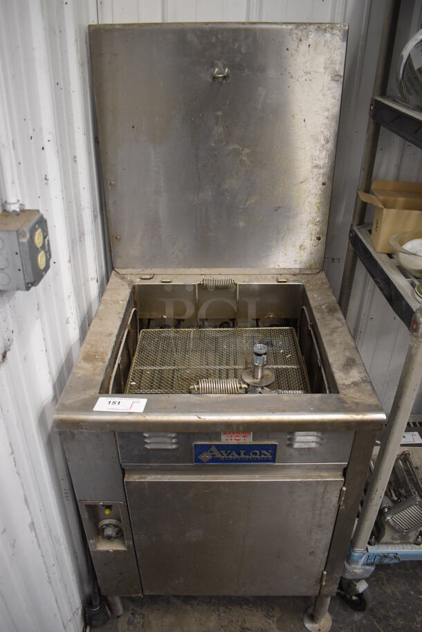 Avalon ADF20-E Stainless Steel Commercial Electric Powered Donut Fryer. 208 Volts, 3 Phase. 26x28x62 - Image 1 of 7