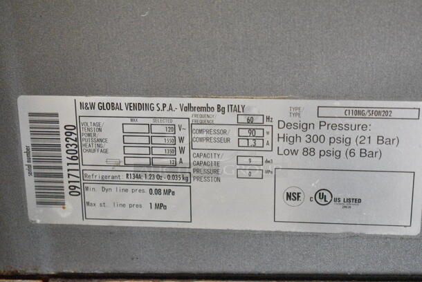 Curtis C110NG/SFON202 Stainless Steel Commercial Countertop Douwe Egbert Coffee Machine. 120 Volts, 1 Phase.  - Image 6 of 6