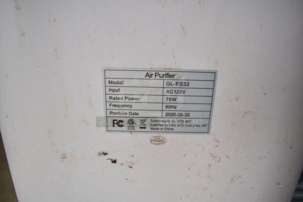 2020 Azeus GL-FS32 Countertop Air Purifier. 120 Volts, 1 Phase.  - Image 4 of 4