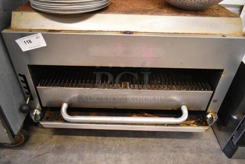 Stainless Steel Commercial Cheese Melter. 