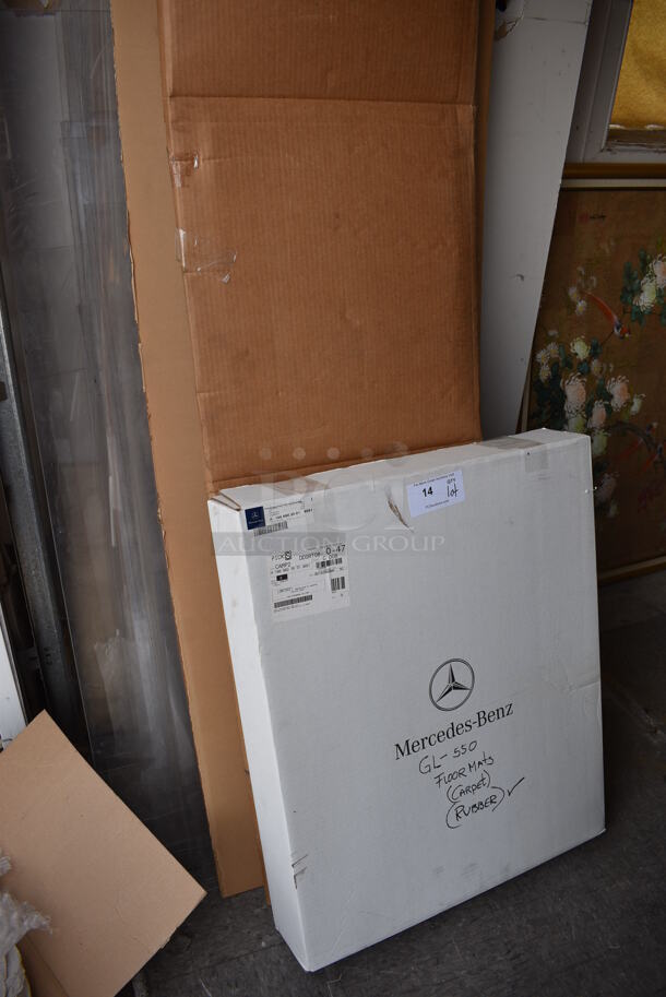 ALL ONE MONEY! Lot of Various Items Including Plexiglass and Mercedes Benz GL-550 Floor Mat. Plexiglass Includes 24x75 - Image 2 of 7