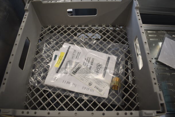 BRAND NEW SCRATCH AND DENT! 2023 Noble 495HTGW22 Stainless Steel Commercial Undercounter High-Temperature Underbar Glass Washer. 208/240 Volts, 1 Phase. - Image 4 of 8