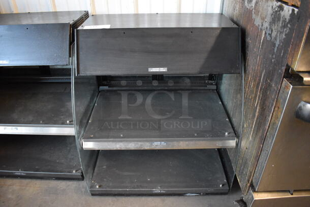 Metal Commercial Countertop Heated 2 Tier Display Case Merchandiser. 26x21x28.5. Cannot Test Due To Plug Style - Image 1 of 5