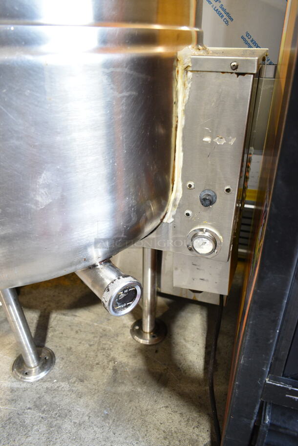 Cleveland KGL 80 Stainless Steel Commercial Floor Style 80 Gallon Steam Kettle. Appears To Be Direct Steam - Image 2 of 6