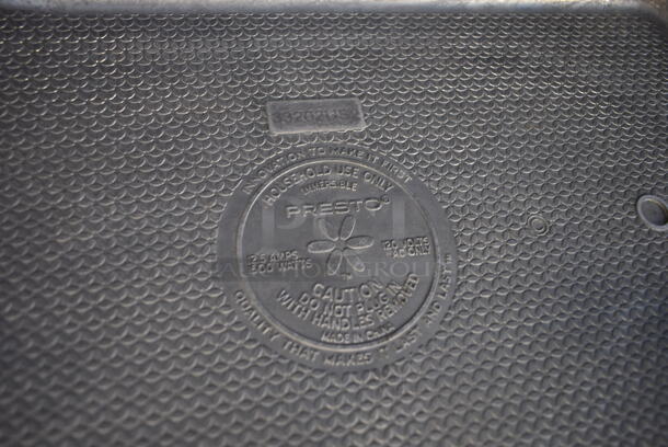 4 Presto Metal Countertop Electric Powered Griddles. 120 Volts, 4 Times Your Bid! - Image 7 of 7