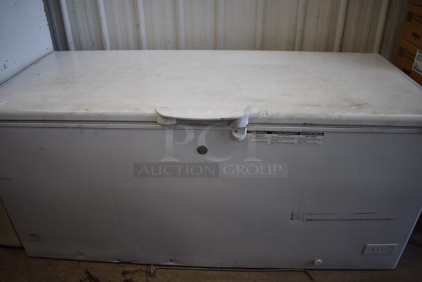 Metal Commercial Chest Freezer. 73x32x34. Tested and Working!