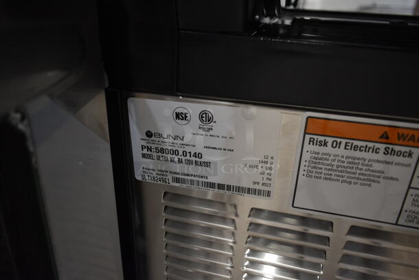 BRAND NEW SCRATCH AND DENT! 2023 Bunn ULTRA NX Stainless Steel Commercial Countertop 2 Hopper Slushie Machine. Missing Hoppers. Tested and Working! - Image 5 of 5