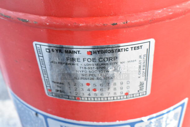 2 Fire Suppression Tanks. 2 Times Your Bid! Buyer Must Pick Up - We Will Not Ship This Item. - Image 4 of 6