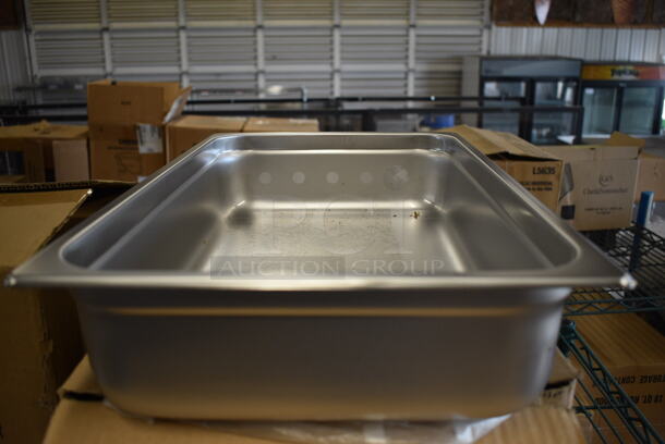 4 BRAND NEW IN BOX! Vollrath Stainless Steel Full Size Drop In Bins. 1/1x4. 4 Times Your Bid!