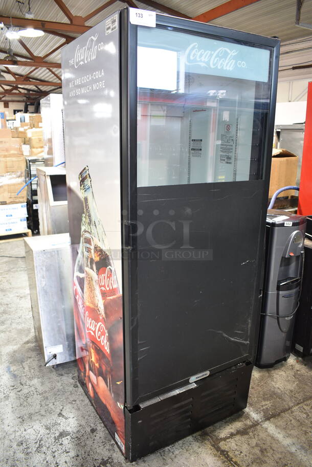 Metalfrio NG26CHC Metal Commercial Single Door Reach In Cooler Merchandiser. 115 Volts, 1 Phase. Tested and Working! - Image 1 of 5