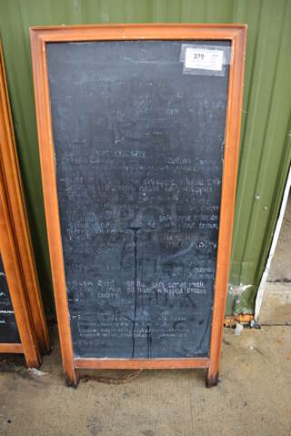 3 Blackboard Signs. 24x3x50. 3 Times Your Bid!