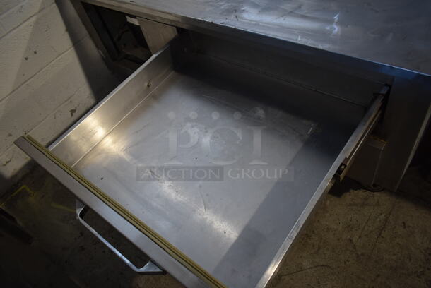 Stainless Steel Commercial 2 Drawer Chef Base on Commercial Casters. Tested and Powers On But Does Not Get Cold - Image 5 of 8