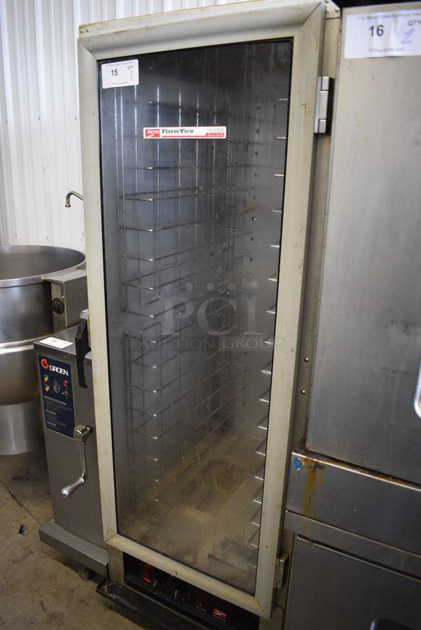 Metro CM2000 Metal Commercial Flavor View Heated Cabinet on Commercial Casters. 24x31x70. Tested and Working! - Image 4 of 5